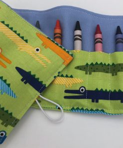 Dinosaur Crayon Roll, Toddler Travel Toy, Boy's Crayon Case, Crayon Wa –  EcoHip Custom Designs